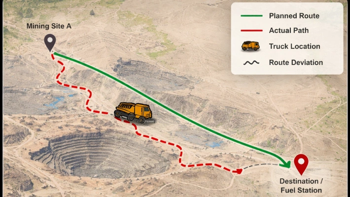Preventing Fuel Theft and Route Deviations in Mining Logistics